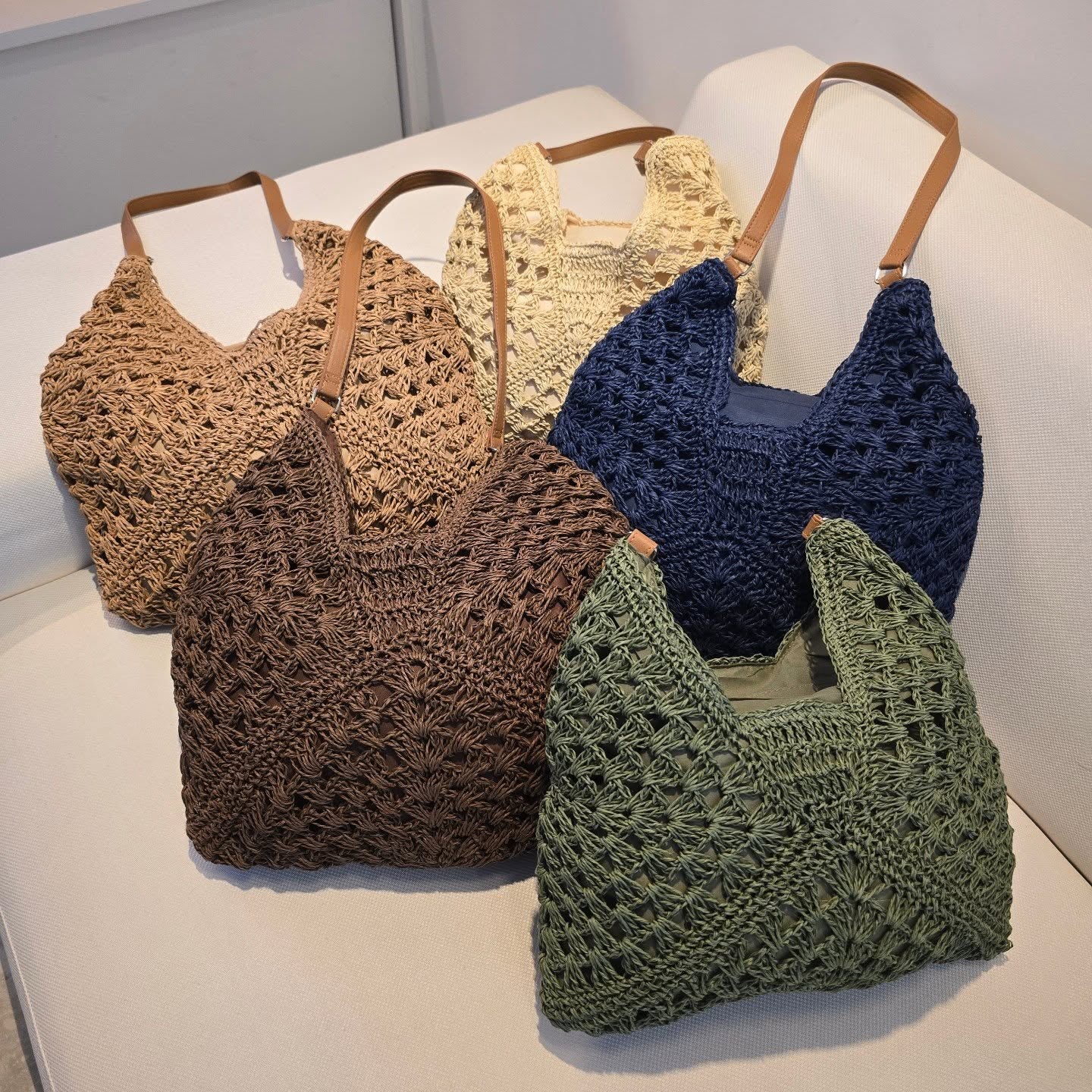 Bolsa de crochê Penha lisa