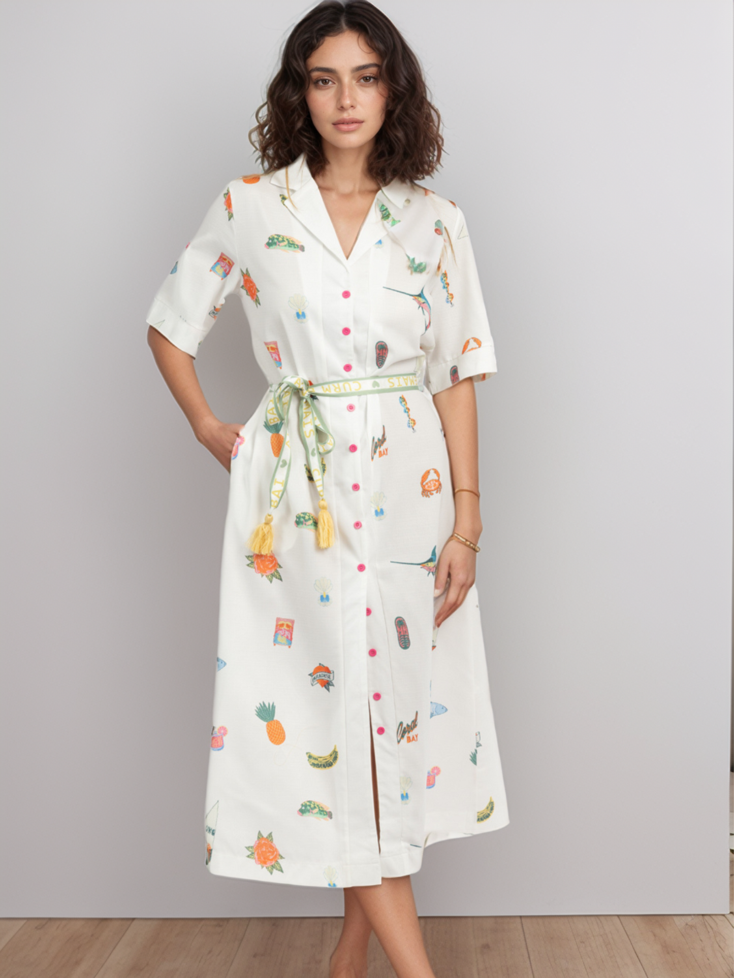 Chemise maré tropical