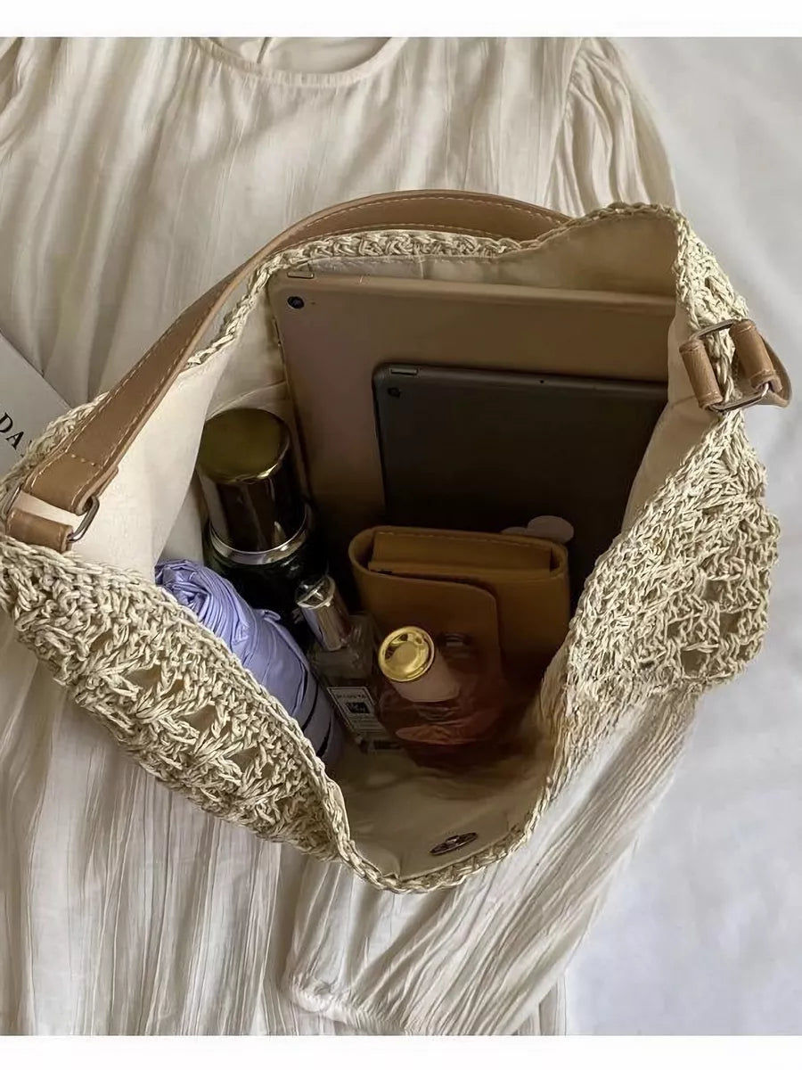 Bolsa de crochê Penha lisa