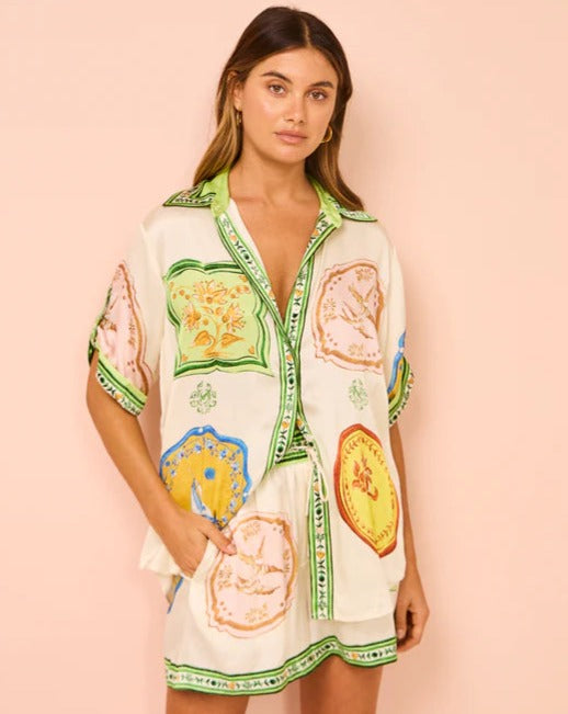 Conjunto porcelana tropical