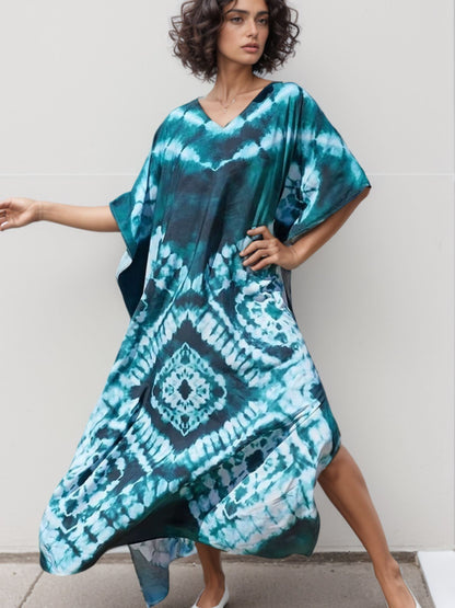 Kaftan tie dye colors