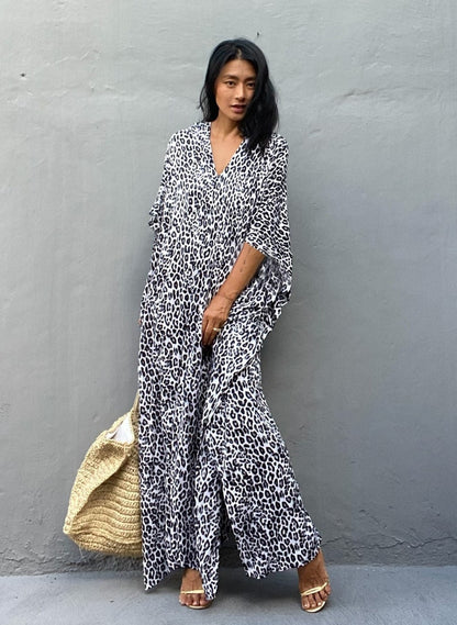 Kaftan sole leopardo