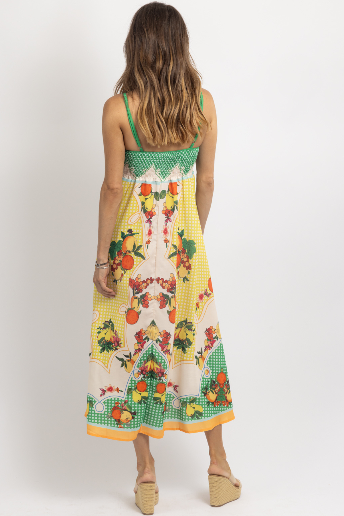 Vestido fruto tropical