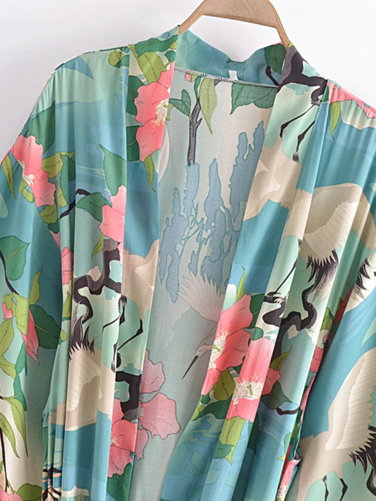 Kimono longo paradise