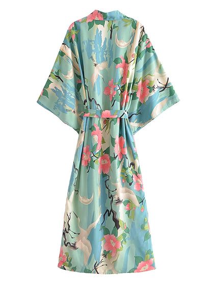 Kimono longo paradise