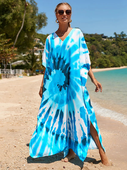 Kaftan tie dye colors