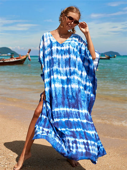 Kaftan tie dye colors