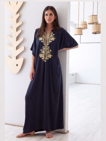 Kaftan luxo bordado