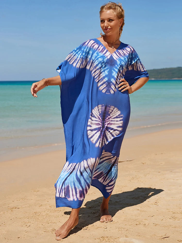 Kaftan tie dye colors