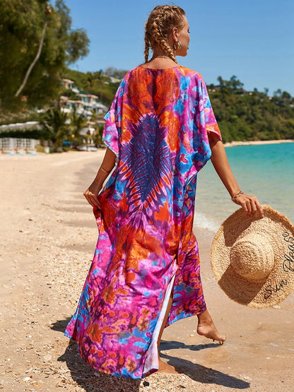 Kaftan tie dye colors