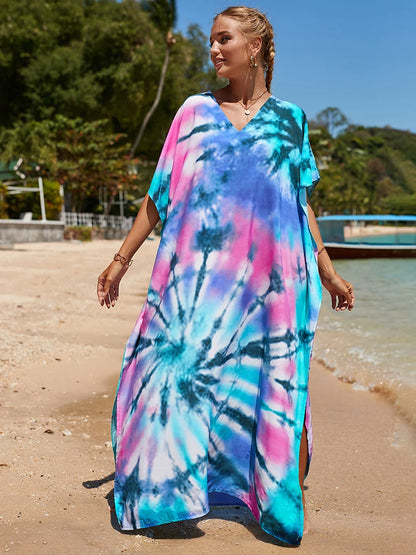 Kaftan tie dye colors