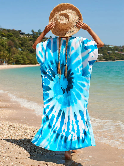 Kaftan tie dye colors