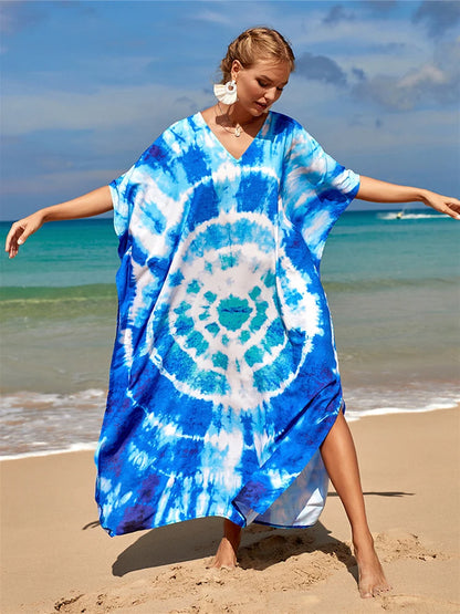 Kaftan tie dye colors