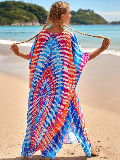 Kaftan tie dye colors