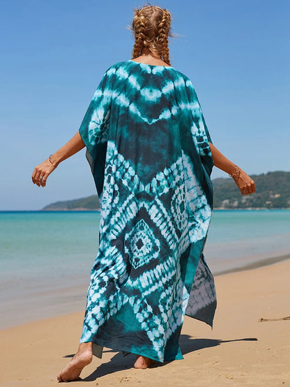 Kaftan tie dye colors