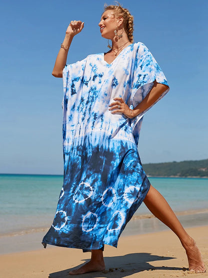 Kaftan tie dye colors