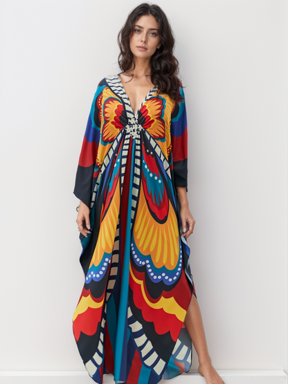 Kaftan asas vivas preto