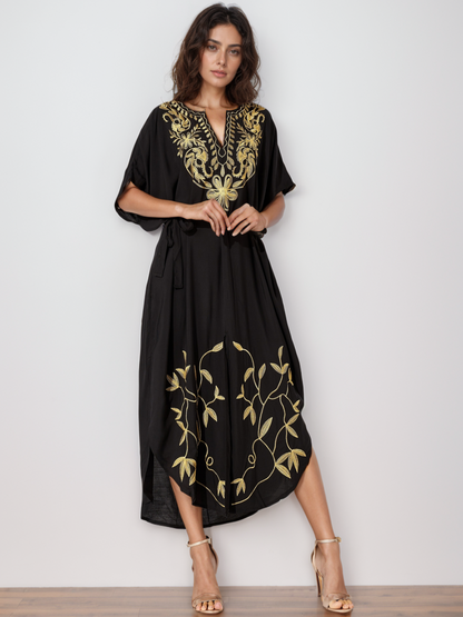 Kaftan luxo bordado