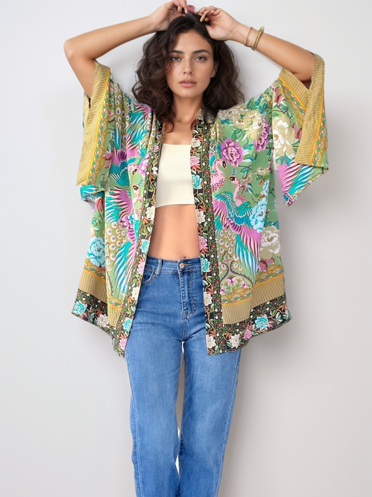 Kimono boho natureza