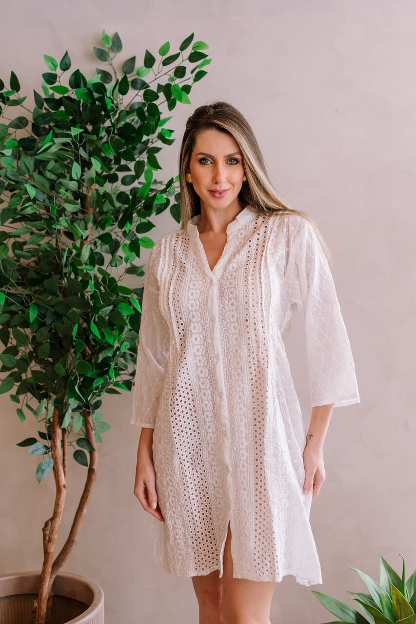 Chemise lese 100% algodão
