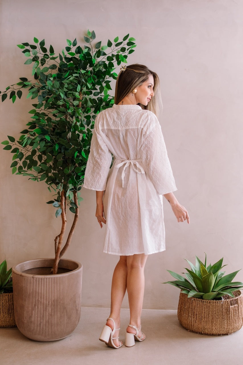 Chemise lese 100% algodão