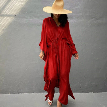 Kaftan sole com cordão